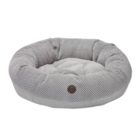 Gray soft bed for dogs and cats