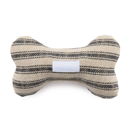 Soft fabric toy bone for dogs